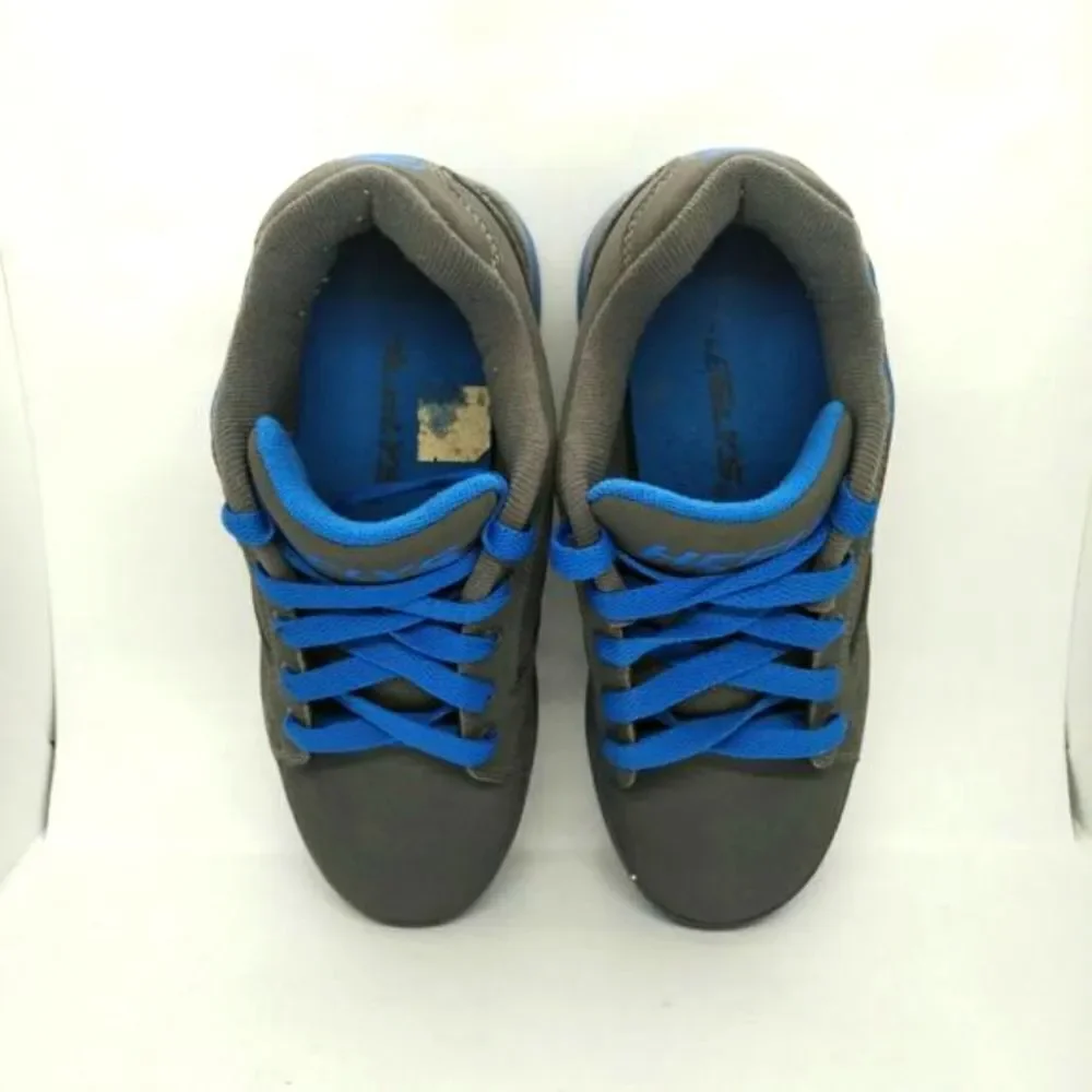 Heelys Propel Blue‎ And Grey Skate Shoes Sneakers Youth Size 5